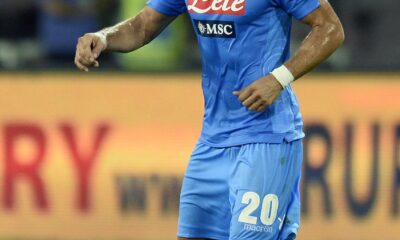 Dzemaili Blerim Napoli maglia azzurra 2013 azione ifa